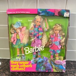 Vintage Barbie Sharing Sisters Fashion Trio